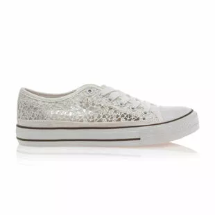 Fresh Poésie Baskets / Sneakers Femme Blanc