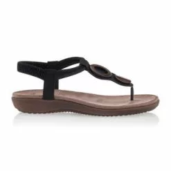 Amarpies Tongs / Entre-doigts Femme Noir