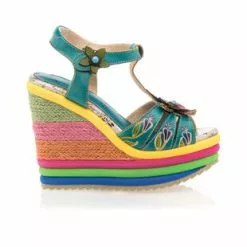 Laura Vita Sandales / Nu-pieds Femme Bleu