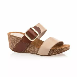 Simplement B Mules / Sabots Femme Beige – Image 2