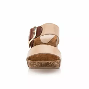 Simplement B Mules / Sabots Femme Beige – Image 3