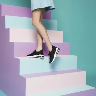 NewRun Baskets / Sneakers Femme Noir â Image 7