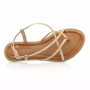 Pretty Stories Tongs / Entre-doigts Femme Jaune â Image 6