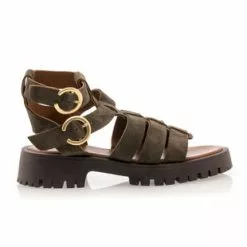 Free Monday Sandales / Nu-pieds Femme Vert