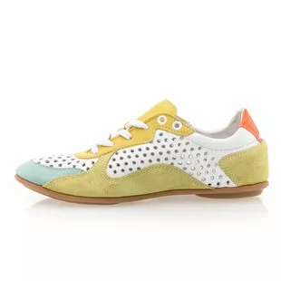 Diabolo Studio Baskets / Sneakers Femme Jaune â Image 4