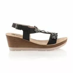 Inblu Sandales / Nu-pieds Femme Noir