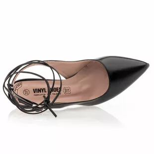 Vinyl Shoes Escarpins Femme Noir – Image 6
