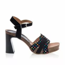 PÉNÉLOPE Sandales / Nu-pieds Femme Noir